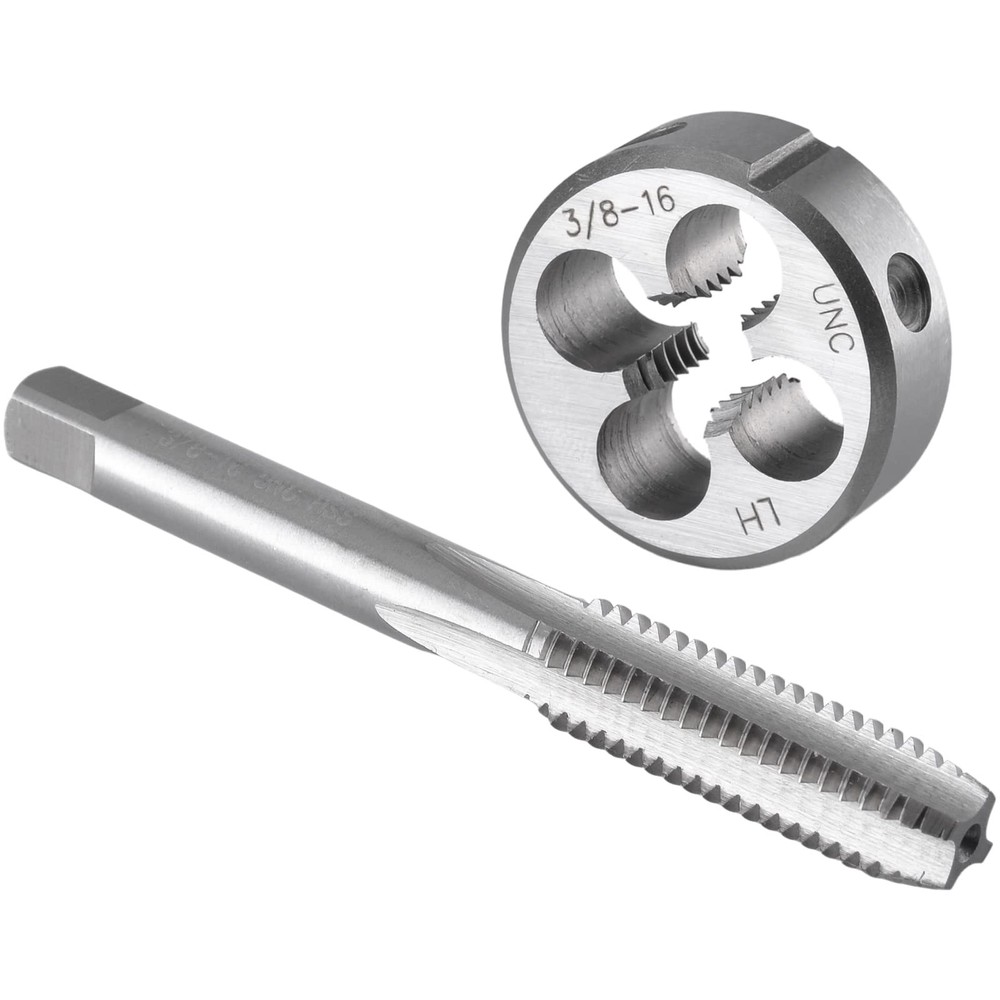 Burkit 3/8&Prime;-16 UNC Tap and Die Set Left Hand