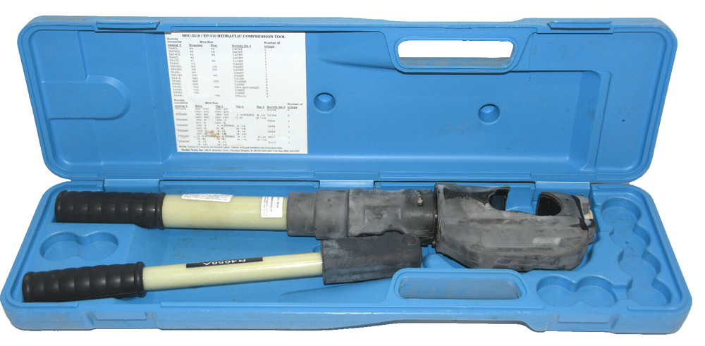 HUSKIE EP-510 Hydraulic Compression Tool Crimper TBM14M