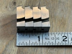 GEOMETRIC DIE HEAD CHASERS 5/8&Prime;-18 L.H. 9/16 D Chaser Set