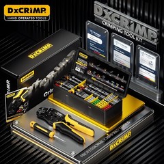 DXCRIMP Waterproof Electrical Connector Crimping Tool Kit for 1/2/3/4 Pin Wires