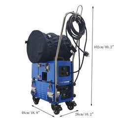 Fresh Ventilation Duct Cleaning Machine Sweeping and Suction Unit for 50-200mm