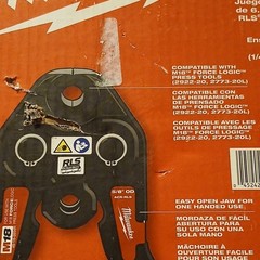 Milwaukee 49-16-2662R Press Tool Jaw Kit for ACR RLS, 1/4&Prime;-3/4&Prime;, Carrying Case