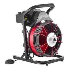 VEVOR Drain Cleaner Machine Drain Auger 75FT x 1/2 Inch Manual Feed & 4 Cutters