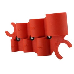 U.S. Solid Deburring Pipe and Depth 1/4 Inch &ndash; 1 Sizes, Orange