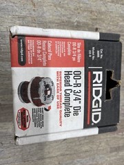 RIDGID 3/4&Prime; NPT 00-R Die Head 36895 SEALED NEW