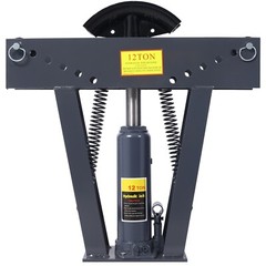 12 Ton Pipe Bender Manual Hydraulic Piping Bending Exhaust Tube Tool With 6 Dies
