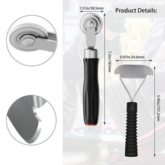 Tire Repair Patch Tools Complete Kit &ndash; 42mm Steel Buffing Wheel, HSS Drill Bi&hellip;