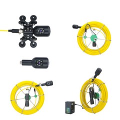 50M 1080P Dual Camera Pipeline Industrial Endoscope Pipe Inspection Video Camera