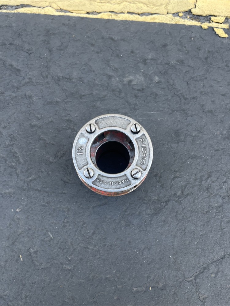 Ridgid 12-R, 1-1/2&Prime; pipe threader die old style, no cutting teeth