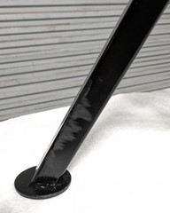 Folding V-Head Pipe Stand 12"/2000Lb Cap 27-41" Adjustable Height