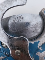 Klein Tools 50501 Ratcheting PVC Cutter 1/2&Prime; to 2&Prime; Blue Hand Crank Rare Vintage