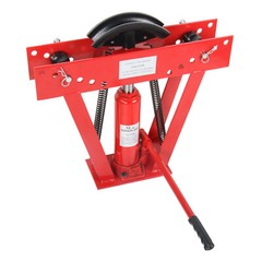 12 Ton Pipe Bender Manual Hydraulic w/6 Dies Piping Bending Exhaust Tube Tools