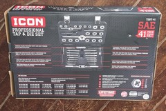ICON 41pc. SAE Professional Tap and Die Set with Storage Case &ndash; Model #59158