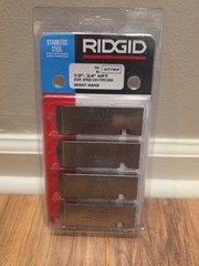 RIDGID 47785 1/2&Prime;-3/4&Prime; NPT HIGH SPEED UNV PIPE DIES STAINLESS STEEL