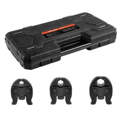 Compact Press Jaws Set 3PCS for ProPress Copper Pipe Connections, 1/2&Prime;, 3/4&Prime;, 1&Prime;