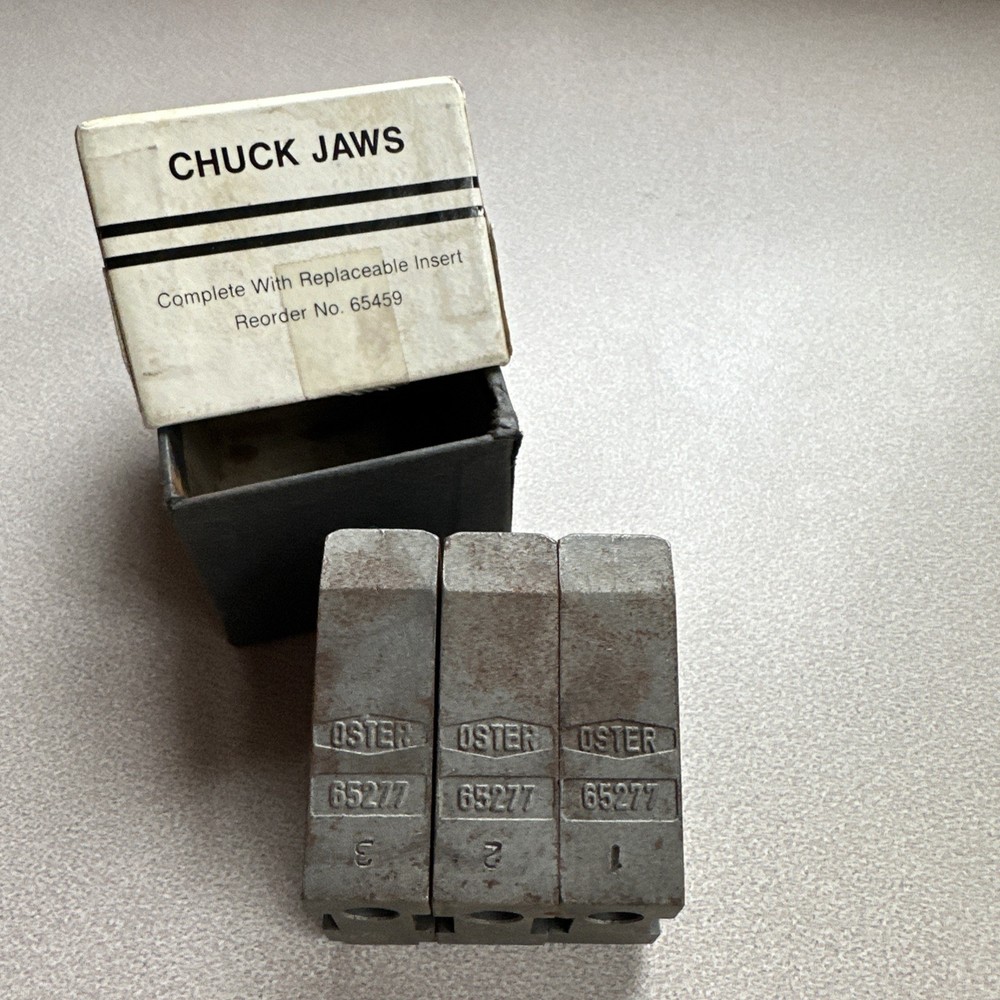 NOS OSTER 65277 Pipe Threading Machine Chuck Jaws