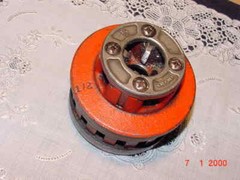 RIDGID Manual Threader Die Head: 12R, For 1/2 inch Pipe, NPT, Right Hand, Used!