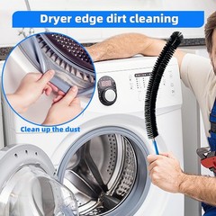 Flexible Cleaning Tool,Bendable Sewer Drain Brush, Long 16.5 inches, Black