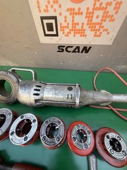 Ridgid 700 Pipe Threader Threading Machine & 12R Die Set 1/2 to 2&Prime; Works Great!