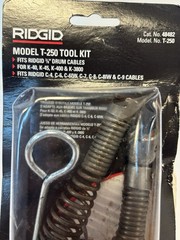 Ridgid Model T-250 Tool Kit 48482 for 3/8&rdquo; Drum Cables ***DAMAGED READ*** #2