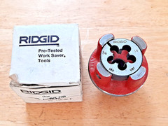 NEW RIDGID 00-RB 3/4&Prime; &ndash; 16 NF Bolt Threader Die Head Complete NOS FREE SHIPPING