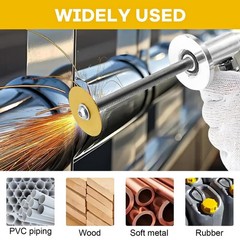 Inside Pipe Cutter for PVC Cutter, with Handle and 4 Diamond Grit&hellip;