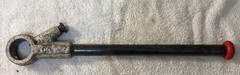 Toledo 00 Ratcheting Head Pipe Threader with Handle and Left Hand Thread 3/4 Die