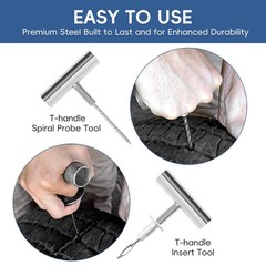 2 Pack Tire Plug Kit with Plugs 36 Pcs for Car, Motorcycle, ATV, Jeep, Truck,&hellip;
