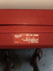 Milwaukee M18 1/2 in.-1 in. Black Iron Press Tool Kit (Case Only)49-16-2696
