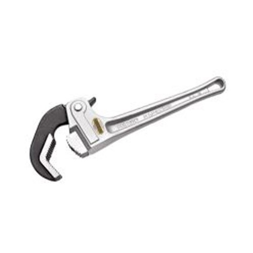 Ridgid 12698 18in Aluminum V-Groove Hook RapidGrip Wrench 2-1/2in Jaw