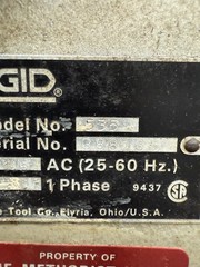 RIDGID 535 Pipe Threader with Cart