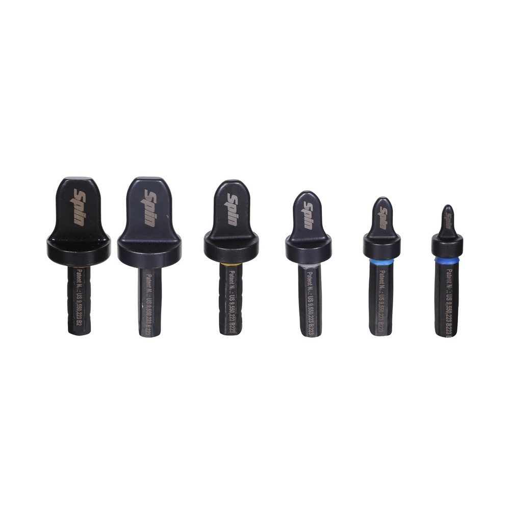 SPIN F6000 6-Piece Drill Bit Flaring Set 1/4, 3/8, 1/2, 5/8, 3/4, 7/8-Inch