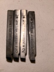 RIDGID 484485 Like 48635 5/8 in. &ndash; 11 UNC High Speed Bolt Dies for Models 500B