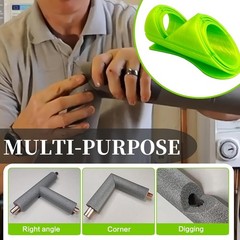 3pcs Foam Pipe Cutter Tool &ndash; Three-Tube Insulation Cutting Fixture, Green