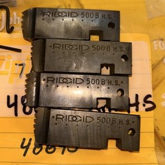 Ridgid 48645 Bolt Threader Dies 500B, RH High-Speed 7/8&Prime;-9 UNC **Free Shipping**