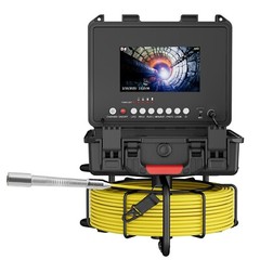 20m Sewer Pipe Inspection Camera Drain Sewer Pipeline Industrial Endoscope 7&rdquo;