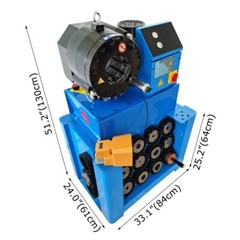 220V Hydraulic Hose Crimper Crimping Machine Tube Shrinking Machine 0.55&Prime;-2.72&Prime;