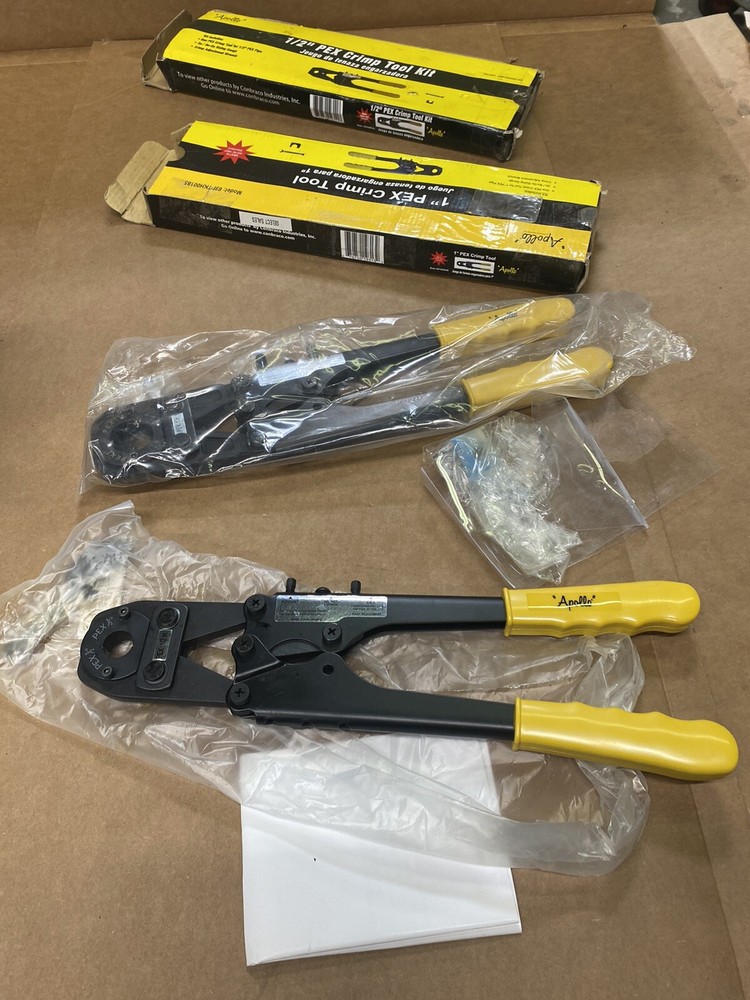 Apollo PEX Crimp Tool Kits 1&rdquo; And 1/2&rdquo;