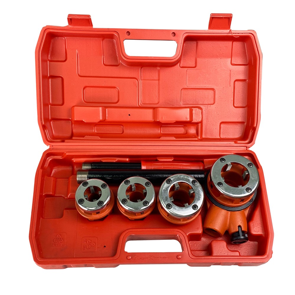 HFS(R) Pipe Threading Kit, Sizes 1/2&Prime;, 3/4&Prime;, 1&Prime; and 1-1/4&Prime;, 5-Pieces Set
