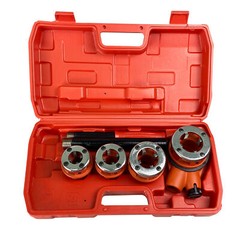HFS(R) Pipe Threading Kit, Sizes 1/2&Prime;, 3/4&Prime;, 1&Prime; and 1-1/4&Prime;, 5-Pieces Set