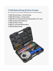 AMZCNC 71500 Hydraulic A/C Hose Crimper Kit &ndash; Handheld Crimping Tool Set with&hellip;