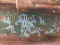 Vintage Pipe Cutter The ridge Tool Co 2&rdquo; To 4&rdquo; 11 Lbs Weight Rigid Heavy Duty