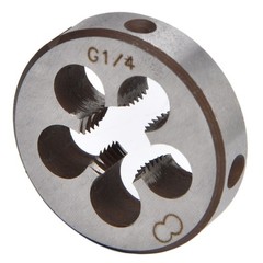 Alloy Steel 5 Chip Holes Thread Die Tool For Pipe Threading