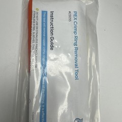 PEX Crimp Ring Removal Tool, 1/2 inch to 1 inch Copper Crimp Rings Orange #23055