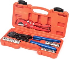 3/8, 1/2, 3/4, 1-in PEX Clamp Tool Kit Cinch & Removal Tools PEX Tubing Cutter