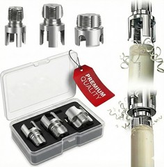 Premium 3 Packs PVC Pipe Threader 1/2 3/4 And 1 For + 3/4, 1311