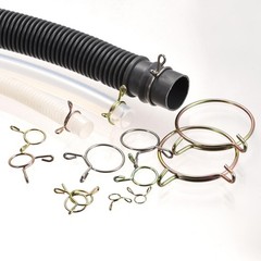Fuel Line Hose Clips, 20pcs 30mm 65Mn Steel Tubing Spring Clamps