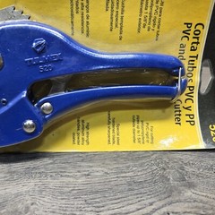 Tulmex 520 Heavy Duty PVC PP Pipe Cutter With Metal Handle 1- 5/8&Prime; (42mm) New