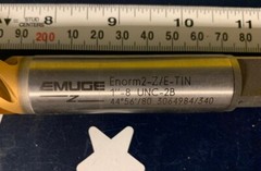 BROKEN TOOTH Emuge Z 1&rdquo;-8 UNC-2B Enorm2-Z/E-TIN 3064984/340 BROKEN