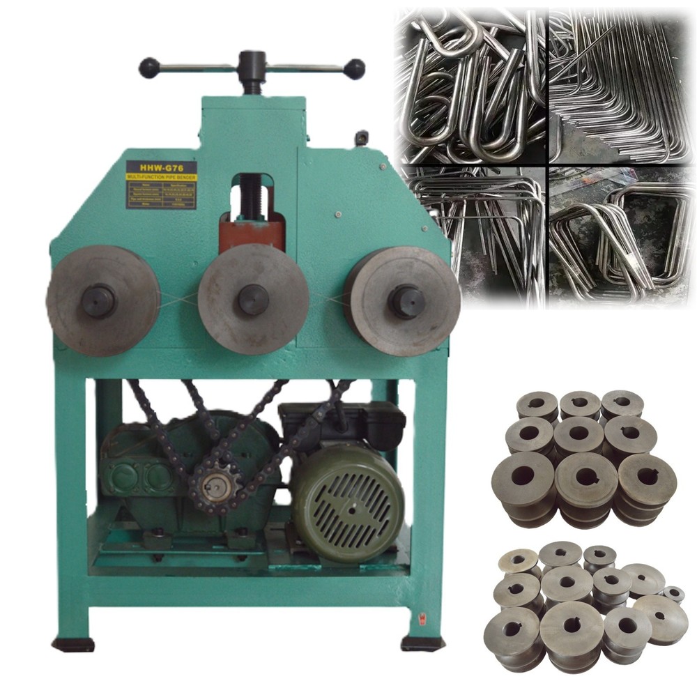 110V 1.5KW Multi-functional Rolling Square Pipe/Round Pipe Bending Machine